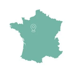 Amboise est située en Indre et Loire, Centre de la France