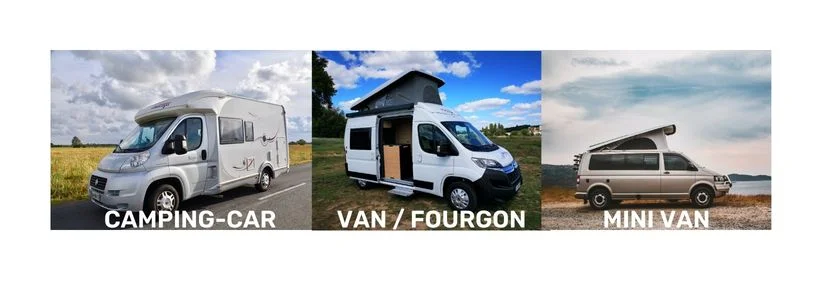 camping-car, van ou fourgon et mini-van